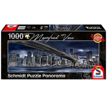 Schmidt Schmidt New York, Dark Night  Panorama Puzzle 1000pcs
