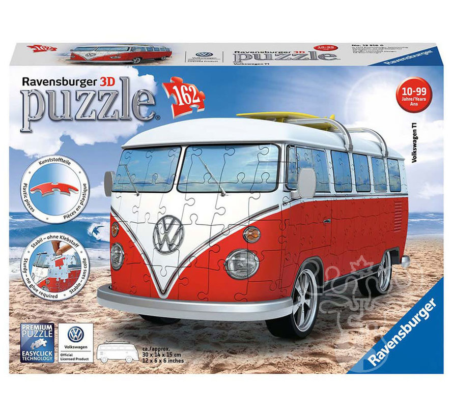 Ravensburger 3D VW Bus T1 Campervan Puzzle 108pcs