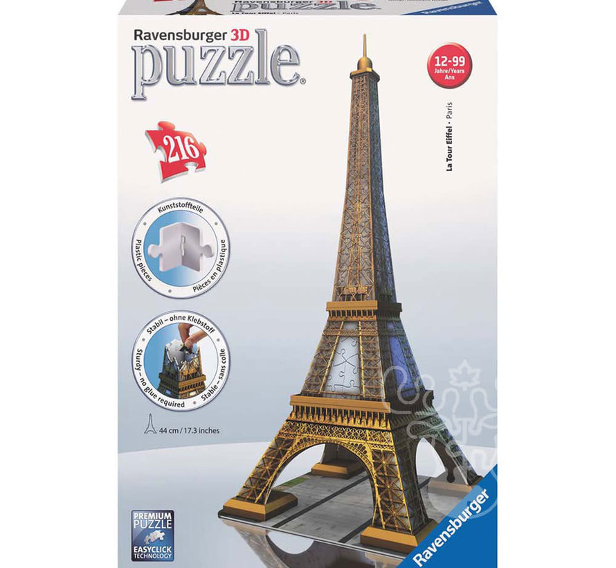 Ravensburger 3D Eiffel Tower Puzzle 216pcs