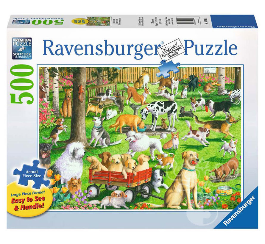 Ravensburger At the Dog Park Large Format Puzzle 500pcs