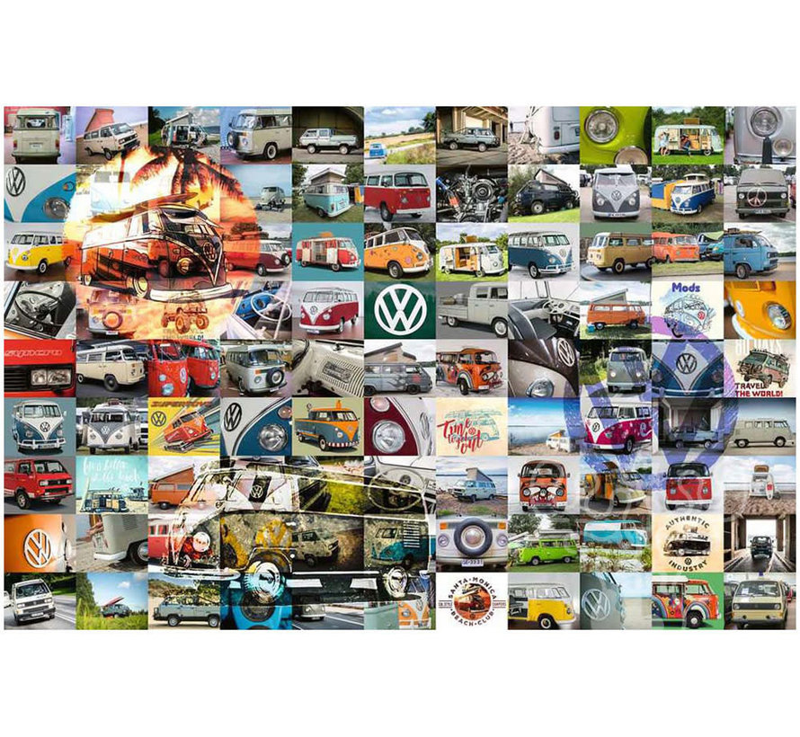 Ravensburger 99 VW Camper Van Moments Puzzle 3000pcs RETIRED