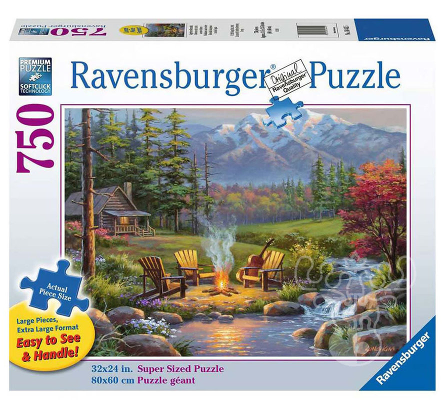 Ravensburger Riverside Livingroom Large Format Puzzle 750pcs