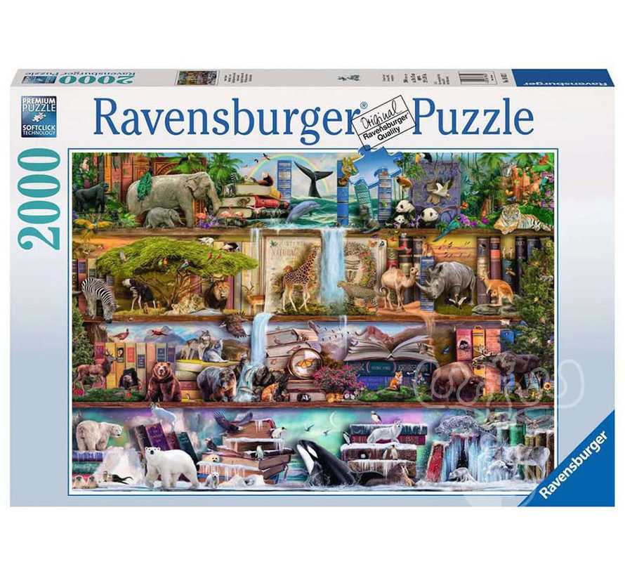 Ravensburger Wild Kingdom Shelves Puzzle 2000pcs