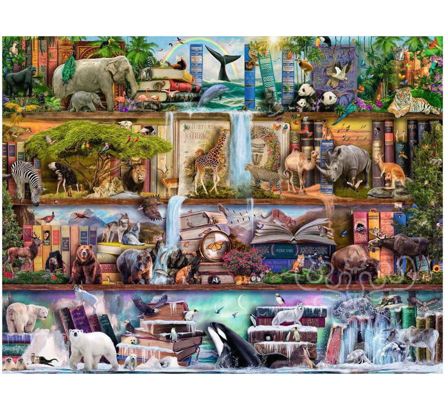 Ravensburger Big Animal World (Wild Kingdom Shelves) Puzzle 2000pcs