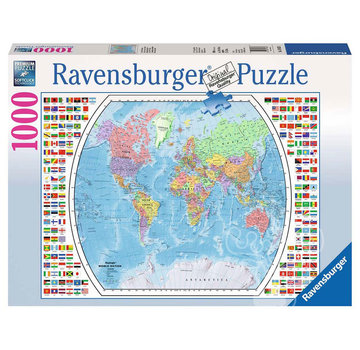 Ravensburger FINAL SALE Ravensburger Political World Map Puzzle 1000pcs*