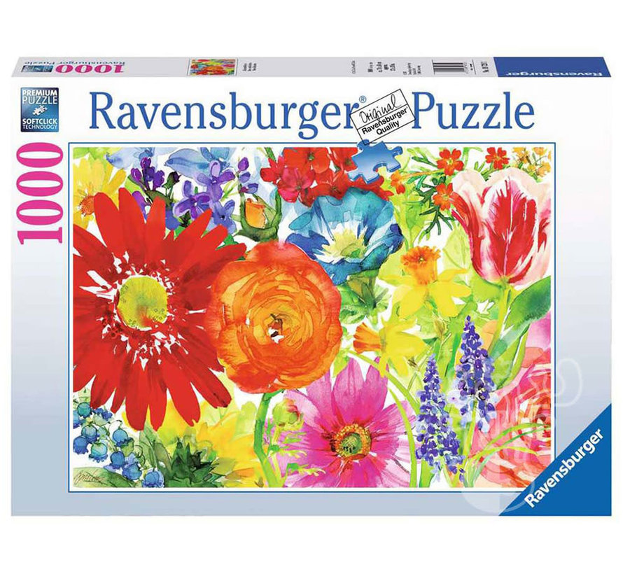 FINAL SALE Ravensburger Abundant Blooms Puzzle 1000pcs