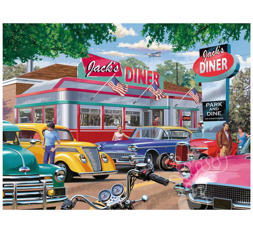 Ravensburger Jack's Diner (Meet You at Jack’s) Large Format Puzzle 750pcs