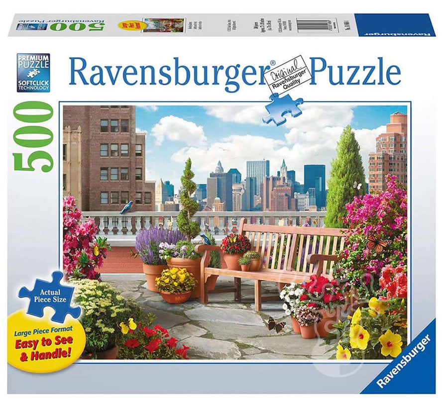 Ravensburger Rooftop Garden Large Format Puzzle 500pcs