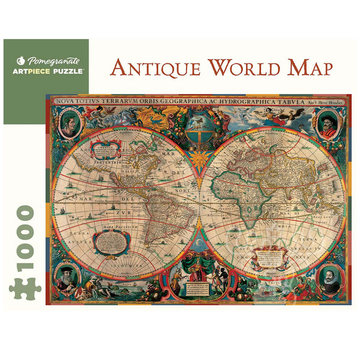 Pomegranate Pomegranate Antique World Map Puzzle 1000pcs