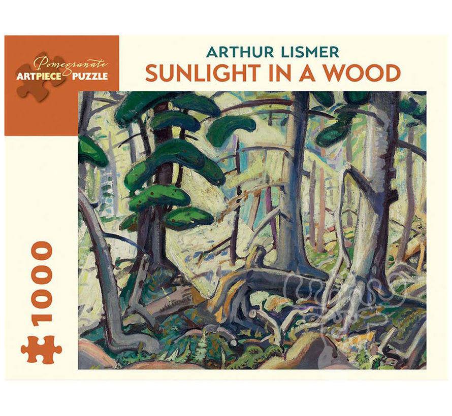 Pomegranate Lismer, Arthur: Sunlight in a Wood Puzzle 1000pcs RETIRED