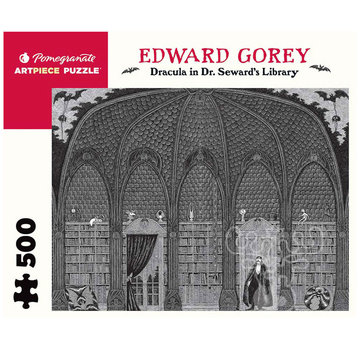 Pomegranate Pomegranate Gorey, Edward: Dracula in Seward’s Library Puzzle 500pcs