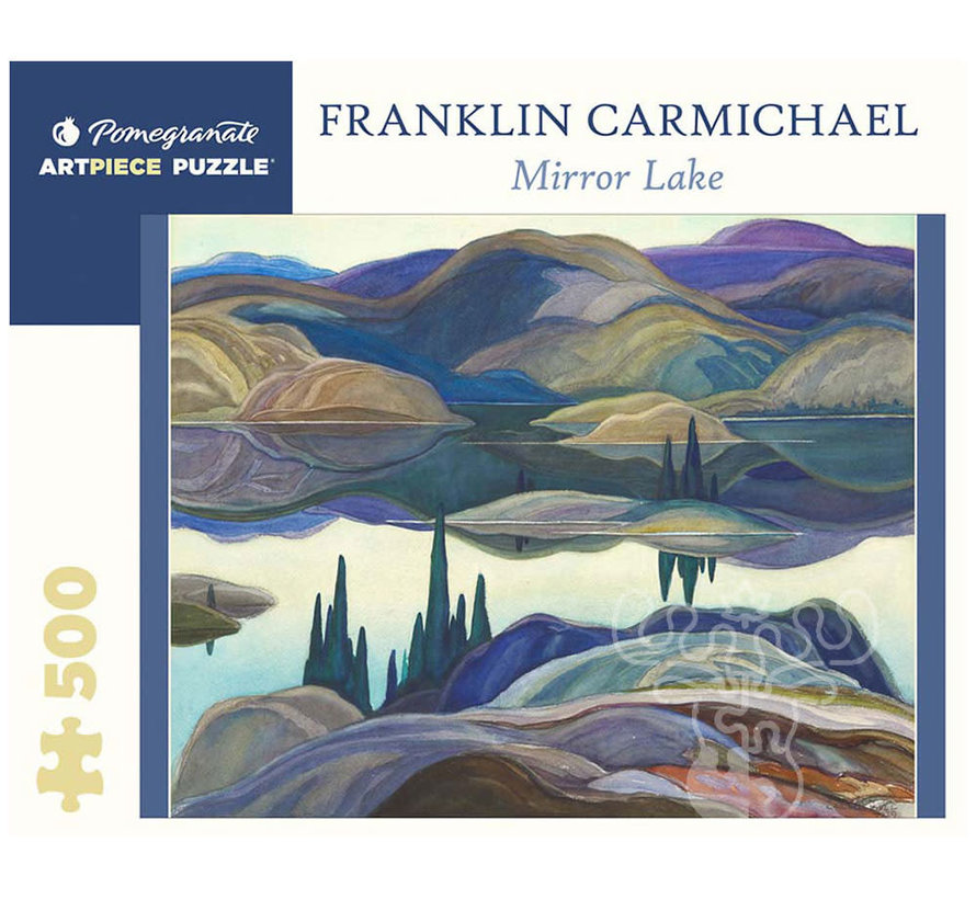 Pomegranate Carmichael, Franklin: Mirror Lake Puzzle 500pcs