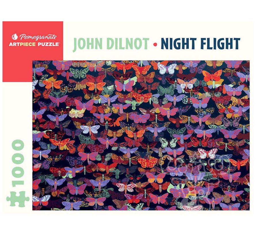 Pomegranate Dilnot, John: Night Flight Puzzle 1000pcs RETIRED