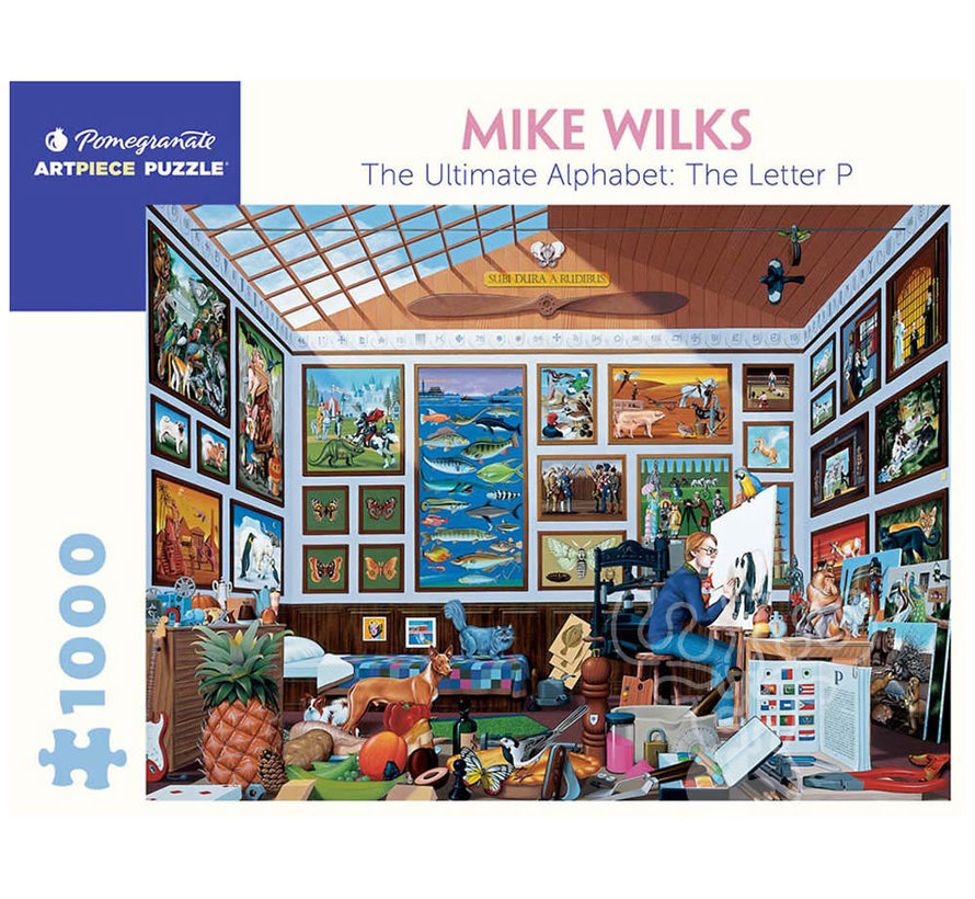 Pomegranate Wilks, Mike: The Ultimate Alphabet: The Letter P Puzzle 1000pcs