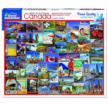 White Mountain White Mountain Best Places in Canada Puzzle 1000pcs