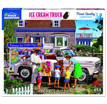 White Mountain White Mountain Ice Cream Truck Puzzle 1000pcs