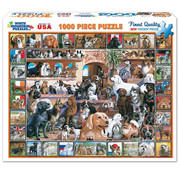 White Mountain White Mountain World of Dogs Puzzle 1000pcs