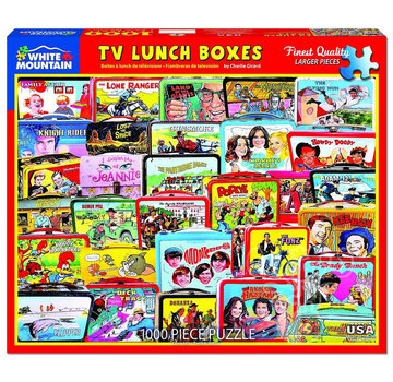White Mountain White Mountain TV Lunch Boxes Puzzle 1000pcs