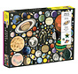 Galison Zero Gravity Puzzle 1000pcs contains 20 Shaped Pieces