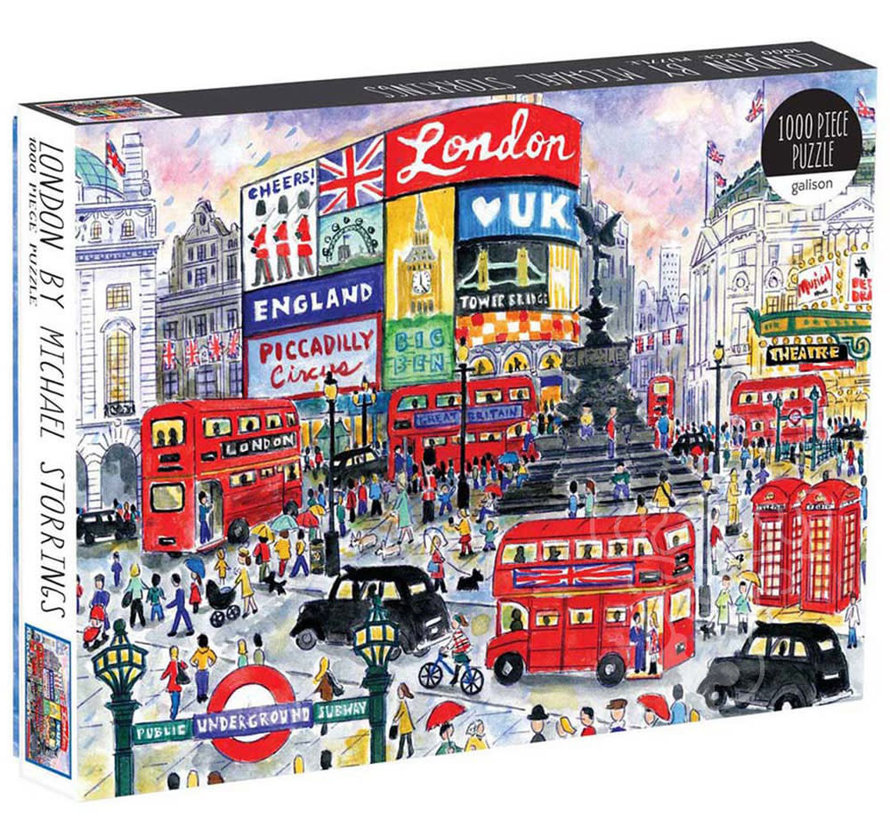 Galison London By Michael Storrings Puzzle 1000pcs