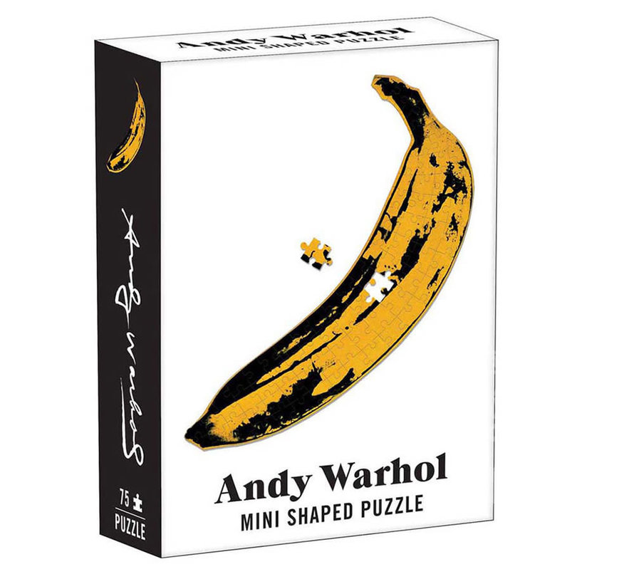 Galison Andy Warhol: Banana Mini Shaped Puzzle 75pcs