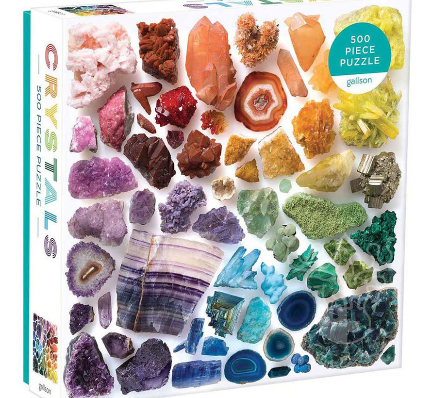 Galison Rainbow Crystals Puzzle 500pcs