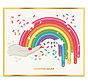 Galison Jonathan Adler Rainbow Hand Shaped Foil Puzzle 750pcs