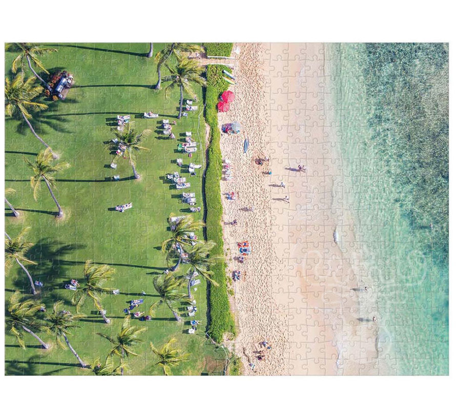 Galison Gray Malin The Hawaii Beach Double Sided Puzzle 500pcs