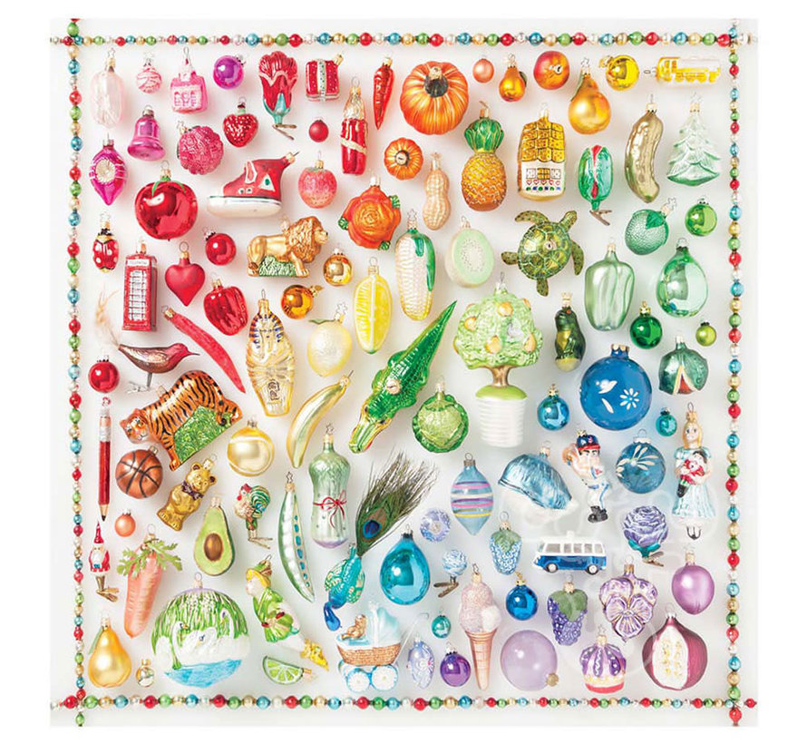 Galison Rainbow Ornaments Puzzle 500pcs