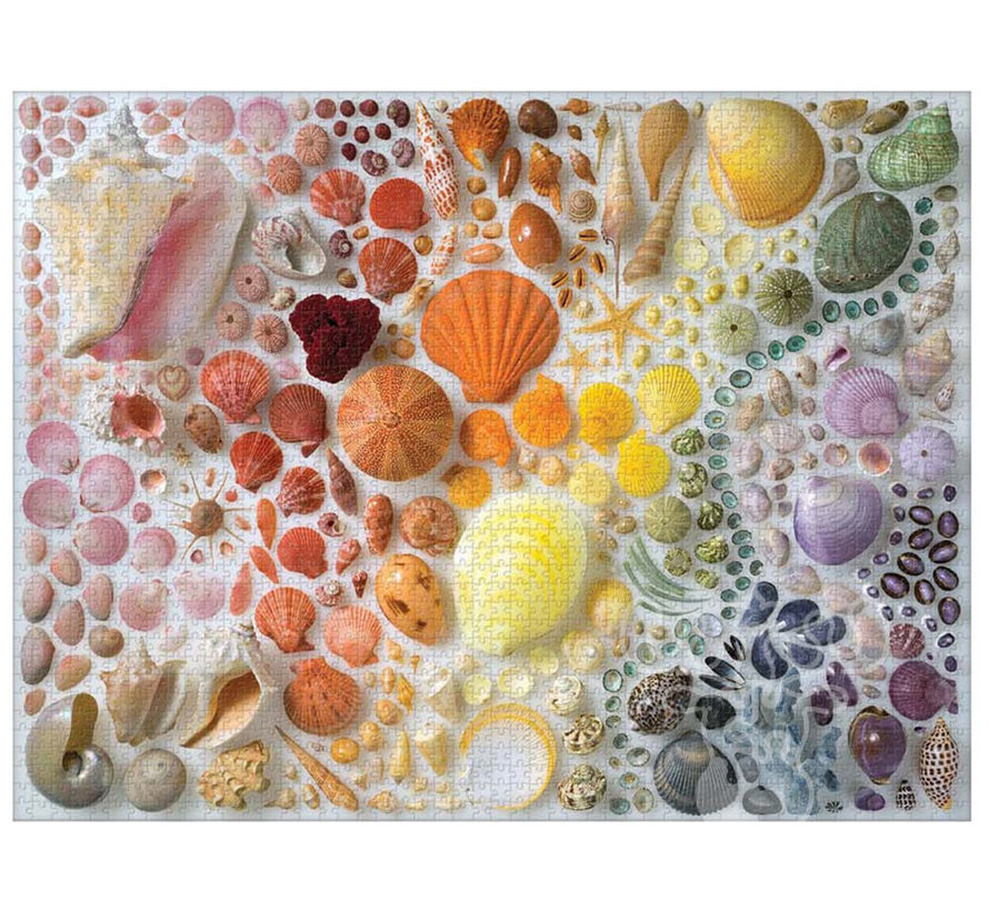 Galison Rainbow Seashells Puzzle 2000pcs