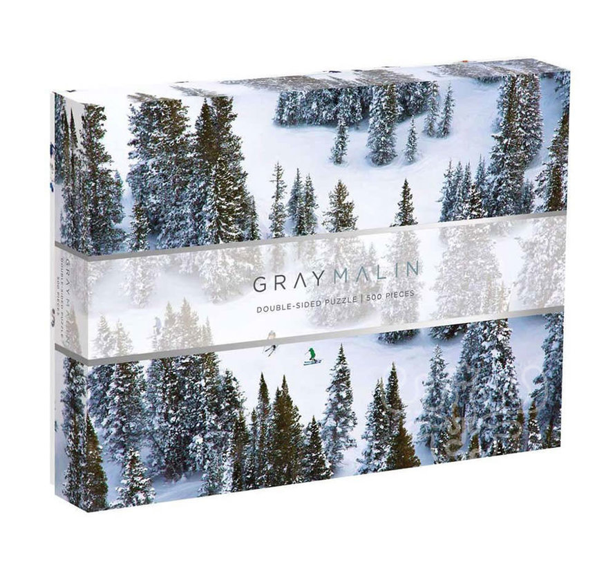 Galison Gray Malin The Snow Double Sided Puzzle 500pcs