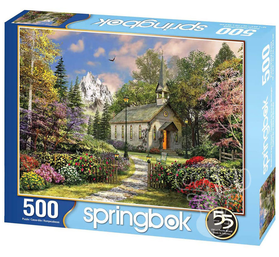 Springbok Mountain View Chapel Puzzle 500pcs