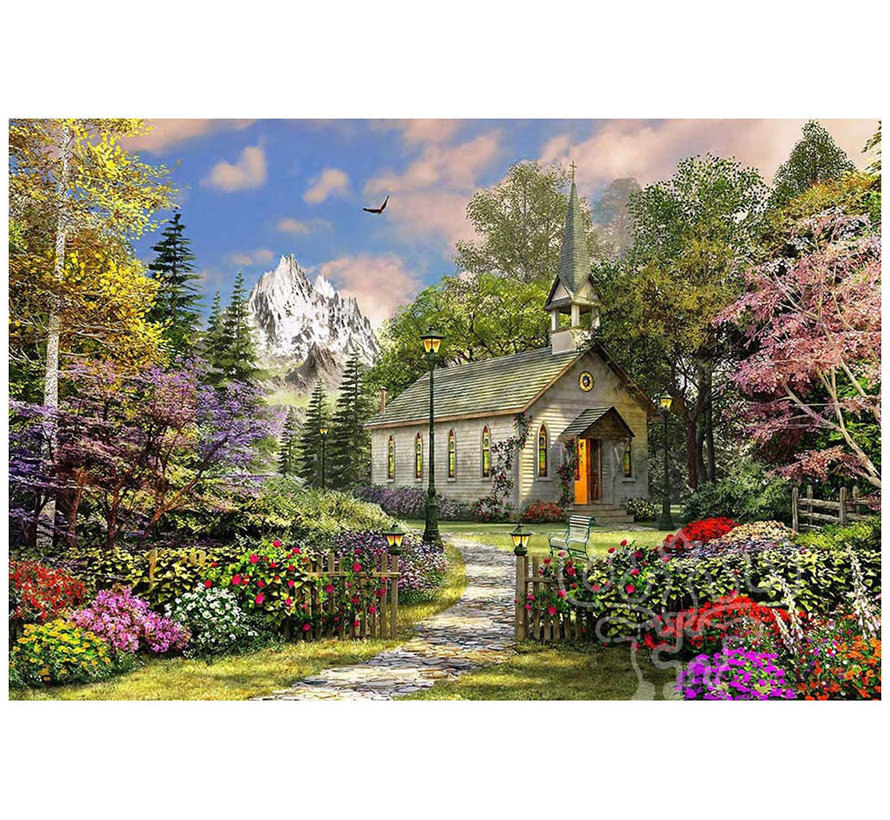 Springbok Mountain View Chapel Puzzle 500pcs