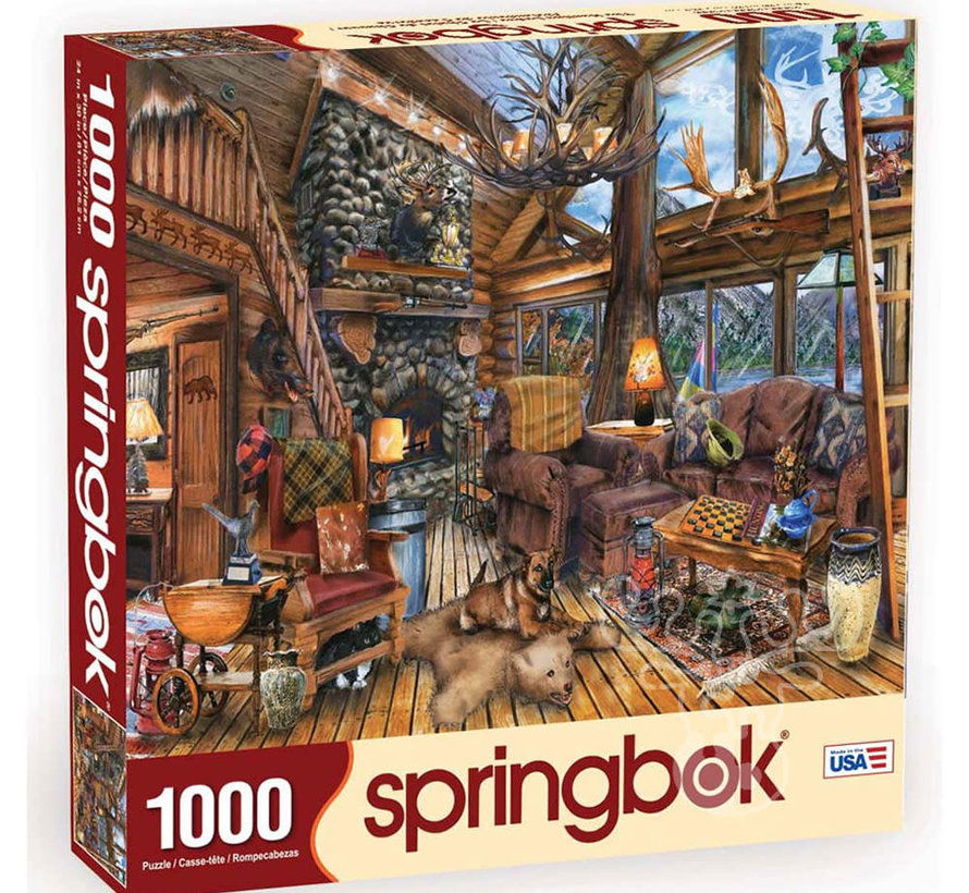 Springbok The Hunting Lodge Puzzle 1000pcs