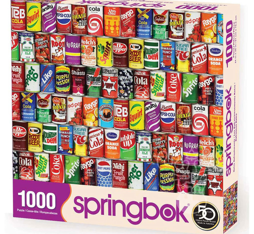 Springbok Retro Refreshments Puzzle 1000pcs