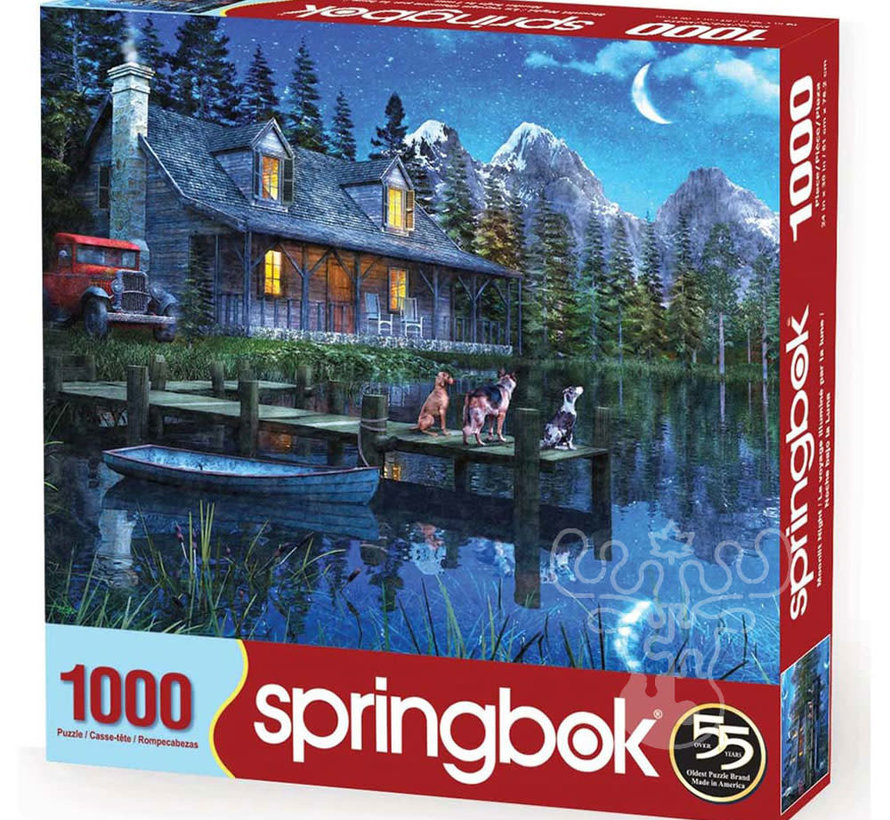 Springbok Moonlit Night Puzzle 1000pcs