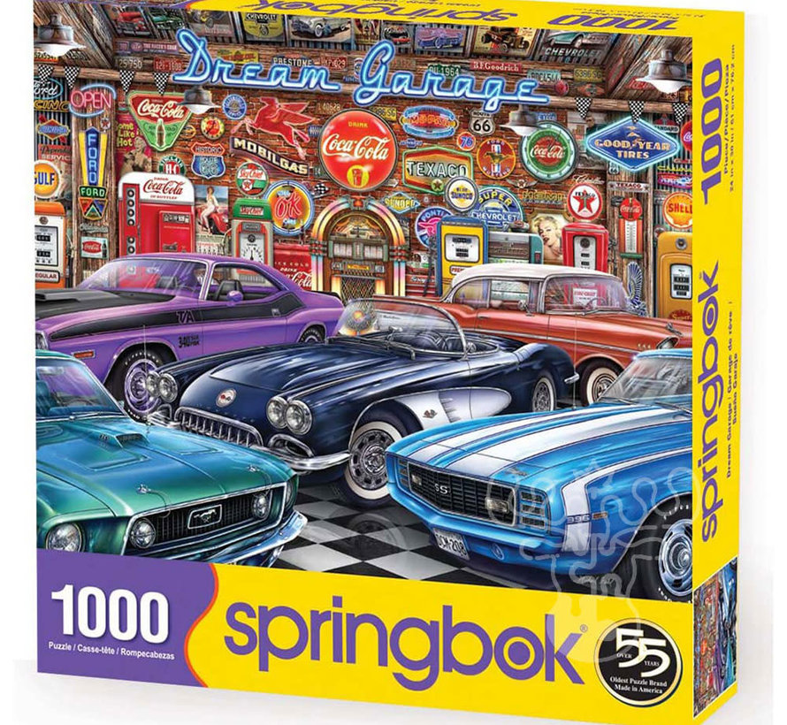 Springbok Dream Garage Puzzle 1000pcs