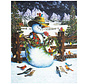 Springbok Western Snowman Puzzle 1000pcs