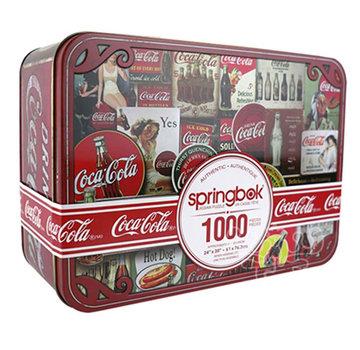 Springbok Springbok Coca-Cola Signs Puzzle 1000pcs in a Special Edition Tin