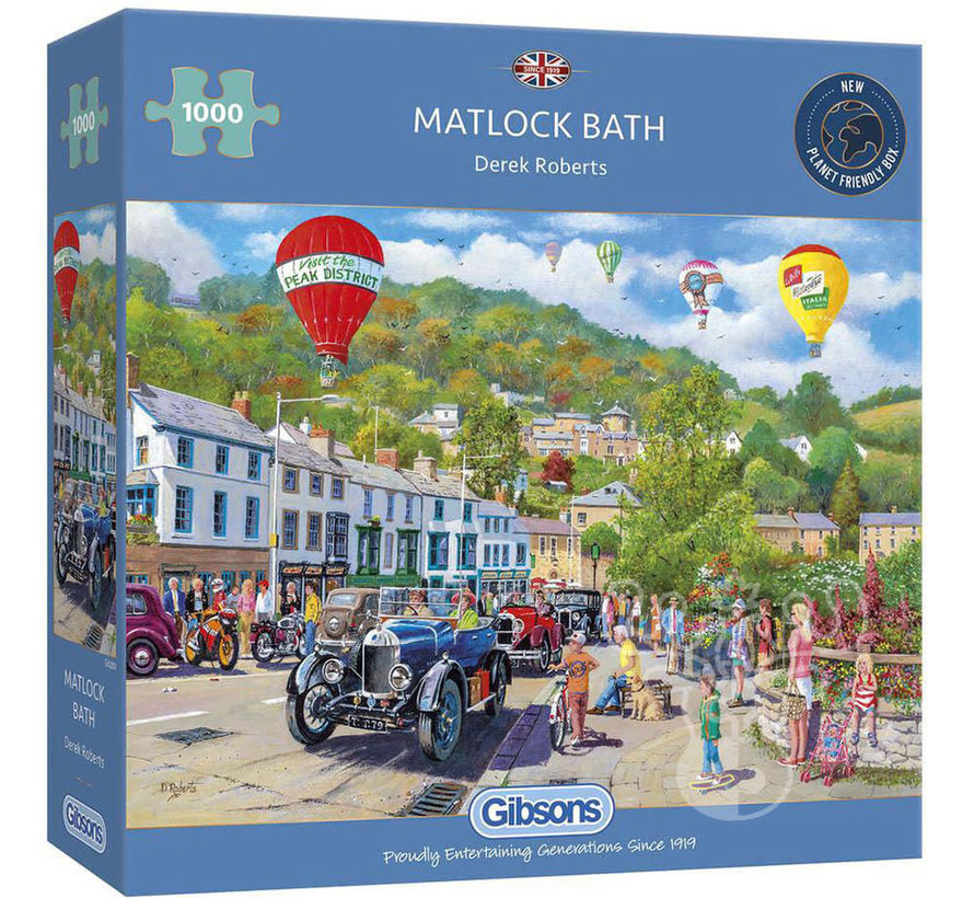 Gibsons Matlock Bath Puzzle 1000pcs RETIRED