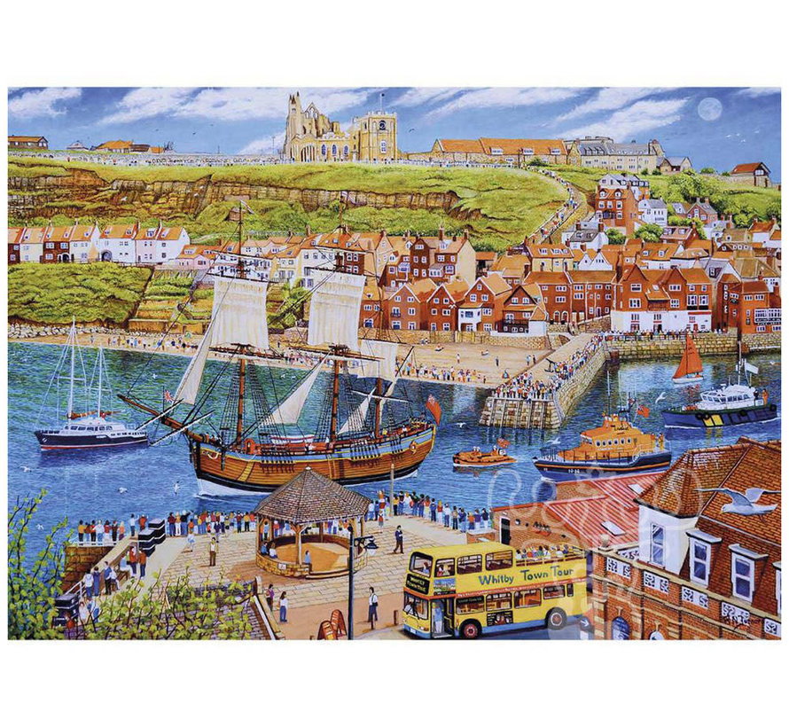 Gibsons Endeavour, Whitby Puzzle 1000pcs