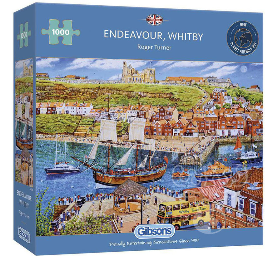 Gibsons Endeavour, Whitby Puzzle 1000pcs
