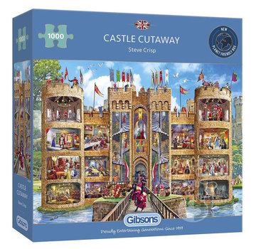 Gibsons Gibsons Castle Cutaway Puzzle 1000pcs