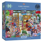 Gibsons Gibsons Furry Friends Puzzle 1000pcs
