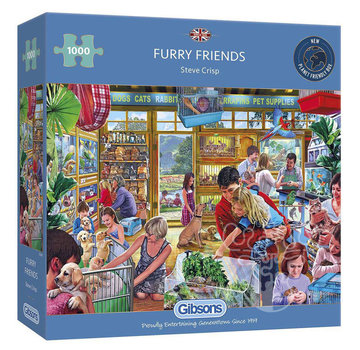 Gibsons Gibsons Furry Friends Puzzle 1000pcs RETIRED