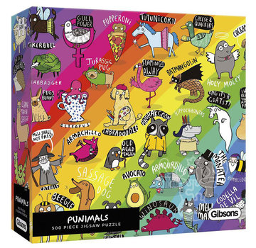 Gibsons Gibsons Punimals Puzzle 500pcs
