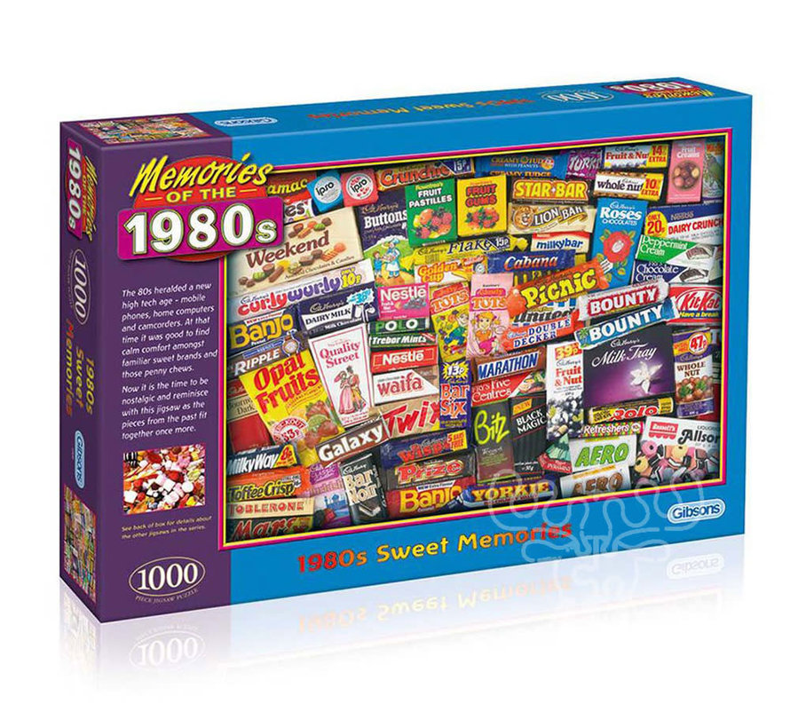 Gibsons Sweet Memories 1980s Puzzle 1000pcs