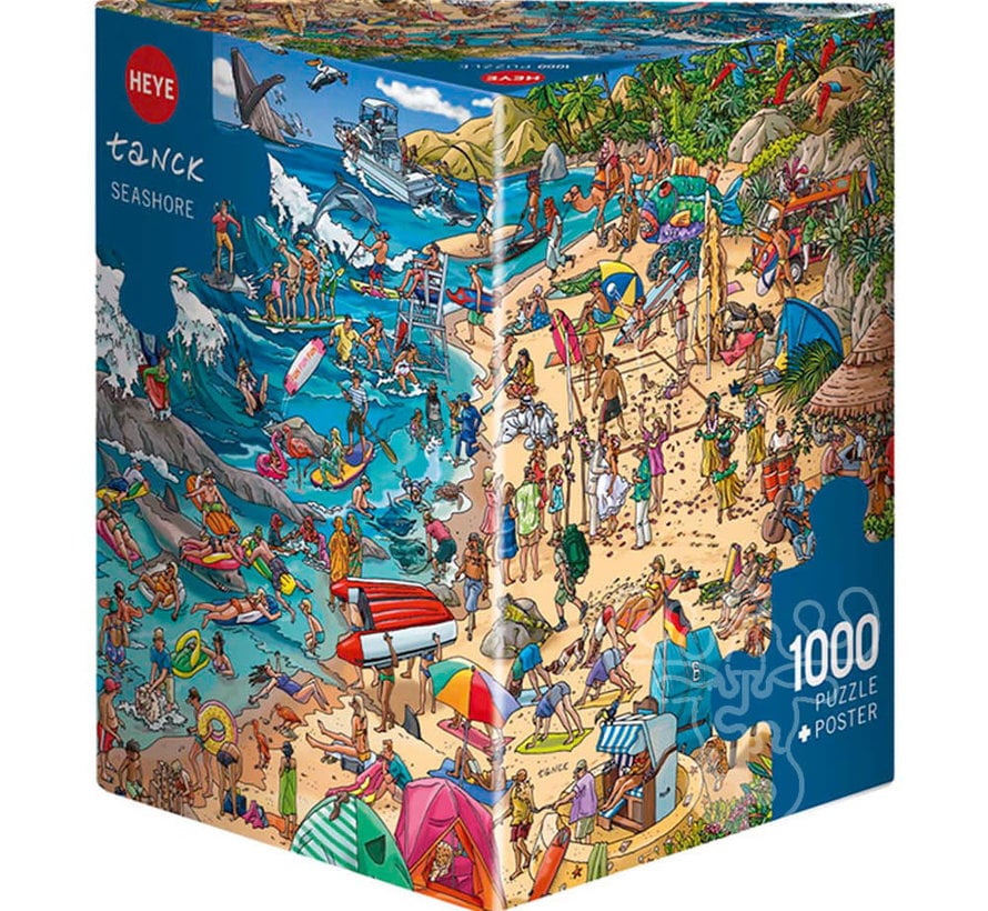 Heye Seashore Puzzle 1000pcs Triangle Box