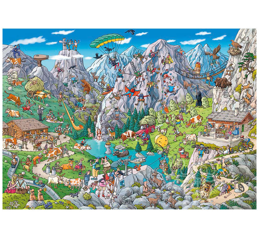 Heye Alpine Fun Puzzle 1000pcs Triangle Box