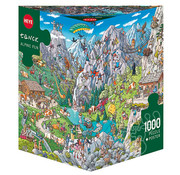 Heye Heye Alpine Fun Puzzle 1000pcs Triangle Box